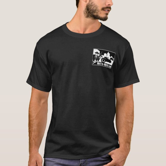 T-shirt Mafia métrique - couperet de flamme (Devant)