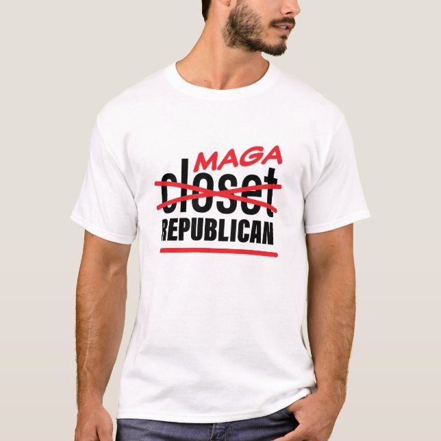 T-shirt Maga Closet républicain (Devant)