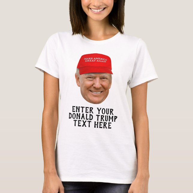 T-SHIRT MAGA DONALD TRUMP PERSONNALISÉ (Devant)