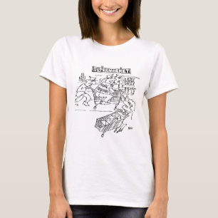 T-shirt Magasin de détectives dans un supermarché