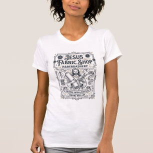 T-shirt Magasin de tissus Jésus Mercerie Magasin de tissus