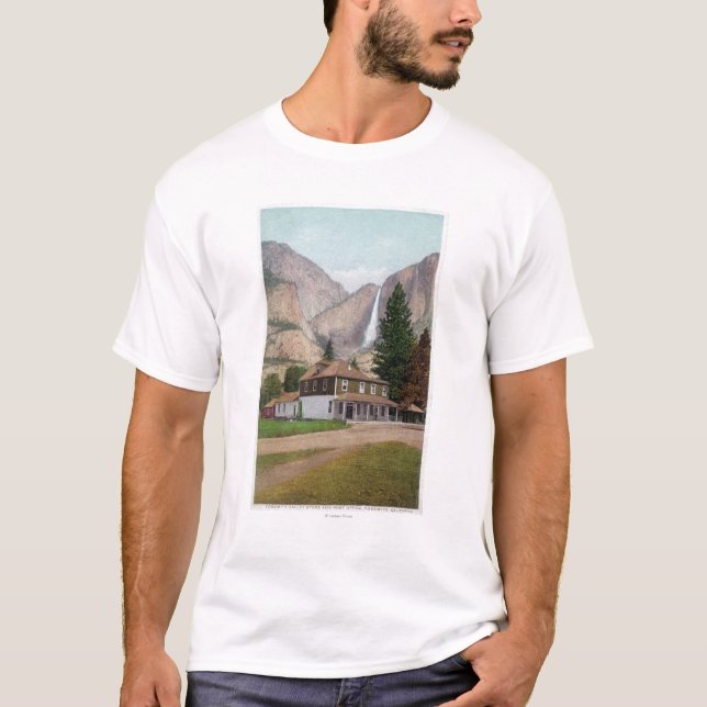 T-shirt Magasin et bureau de poste de vallée de Yosemite (Devant)