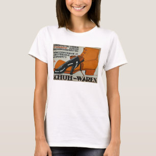 T-shirt "Magasins de chaussure", Zurich (litho de couleur)