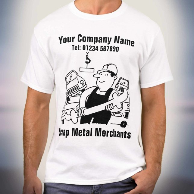 T-shirt Magasins de métaux ferraille (Créateur téléchargé)