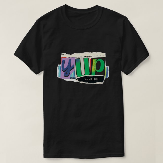 T-shirt Magazine Yup (Design devant)