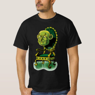 T-shirt Mage de vintage Oz, Mage grincheux Trône d'émeraud