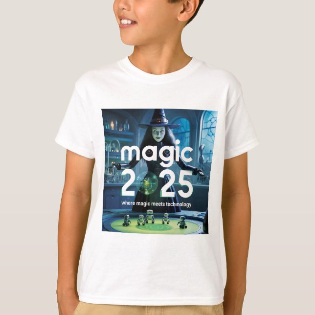 T-shirt Magic 2025 : La fusion de la technologie et de la  (Devant)