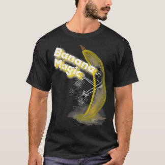 T-shirt Magic Banana Funny Magicien Cadeaux de fruits
