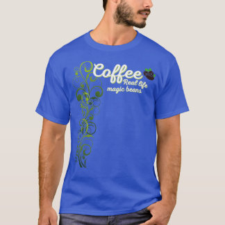 T-shirt Magic Beans café plaisir fèves tendril