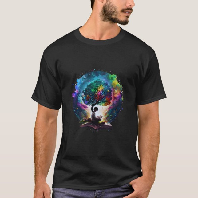 T-shirt Magic book (Devant)