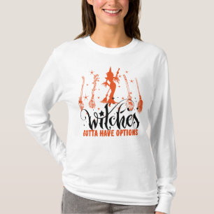 T-shirt Magic Brooms Sorcières Doit Avoir Des Options Hall