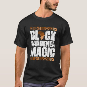 T-shirt Magic Jardinier Noir Mois de l'Histoire des Noirs