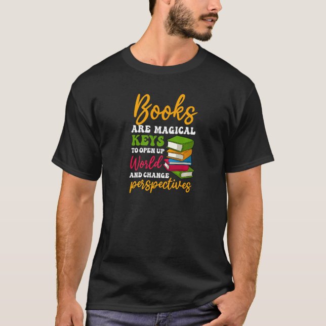 T-shirt Magic Keys Open World Lire plus (Devant)