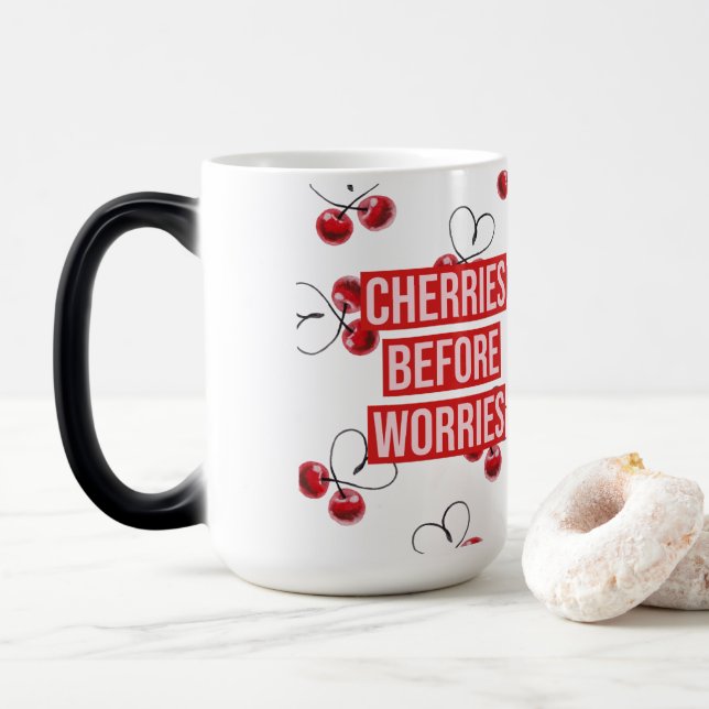 T-Shirt Magic Mug (With Donut)