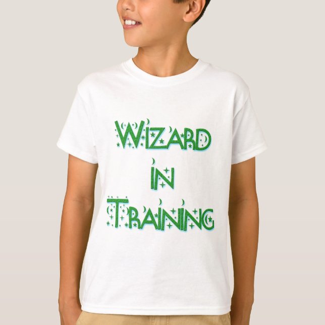 T-shirt Magicien dans la formation (Devant)