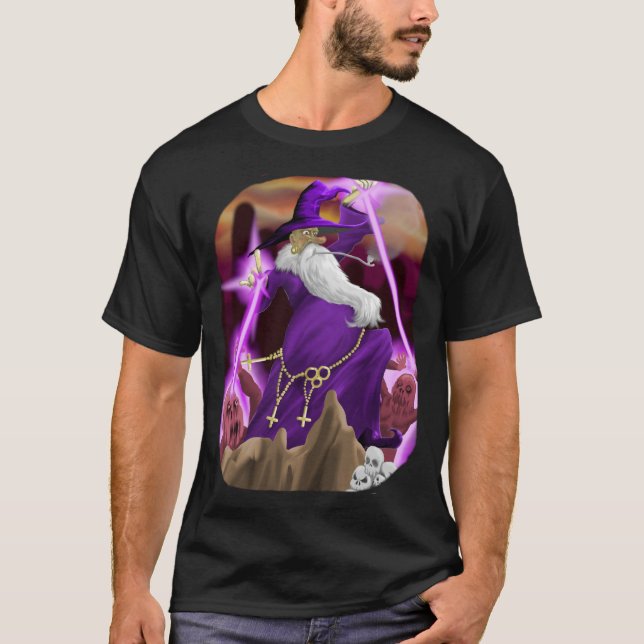 T-shirt Magicien de fonte de visage de rad (Devant)