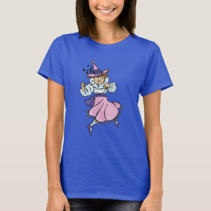 T-shirt Magicien d'Oz vintage, jolie fille dansante Munchk