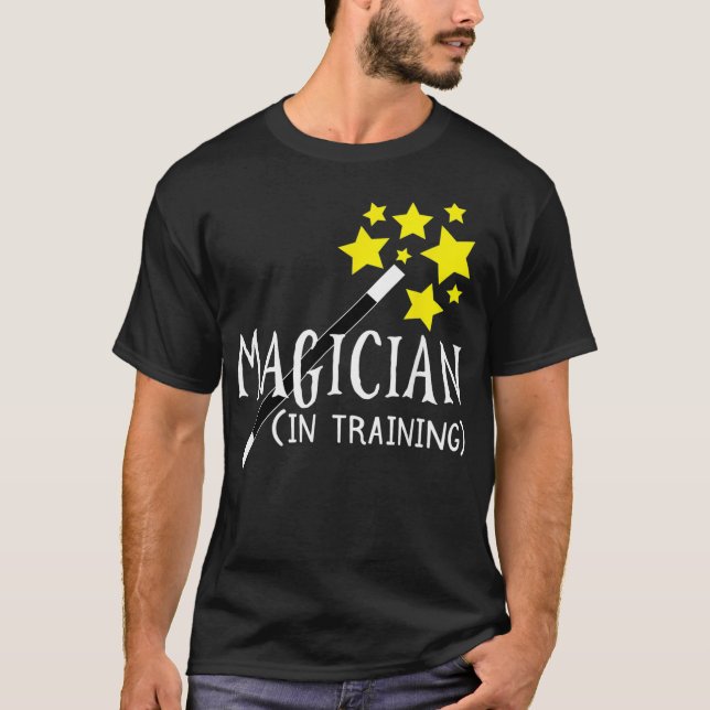 T-shirt Magicien en formation (Devant)