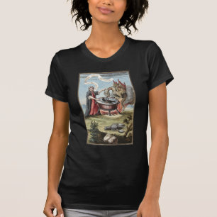 T-shirt Magicien et dragon au Cauldron de l'Alchimie