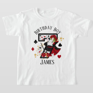 T-shirt Magicien Septième Anniversaire Chemise magique Ann