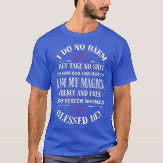 T-shirt Magick Woman  I do no harm  Witches Wiccans 