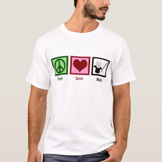 T-shirt Magie d'amour de paix (Devant)