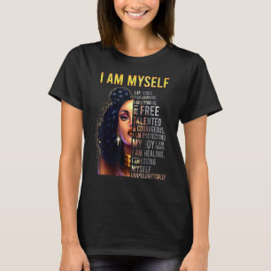T-shirt Magie de fille noire, Femmes noires, Je suis moi-m