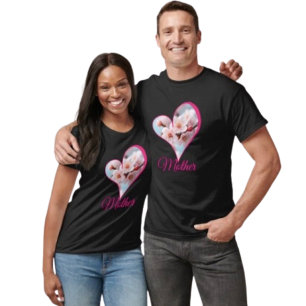 T-shirt Magie de Fleur Rose 