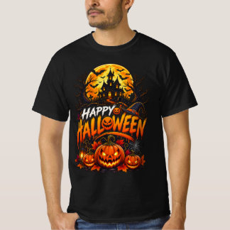 T-shirt Magie de la Lune de la Citrouille d'Halloween