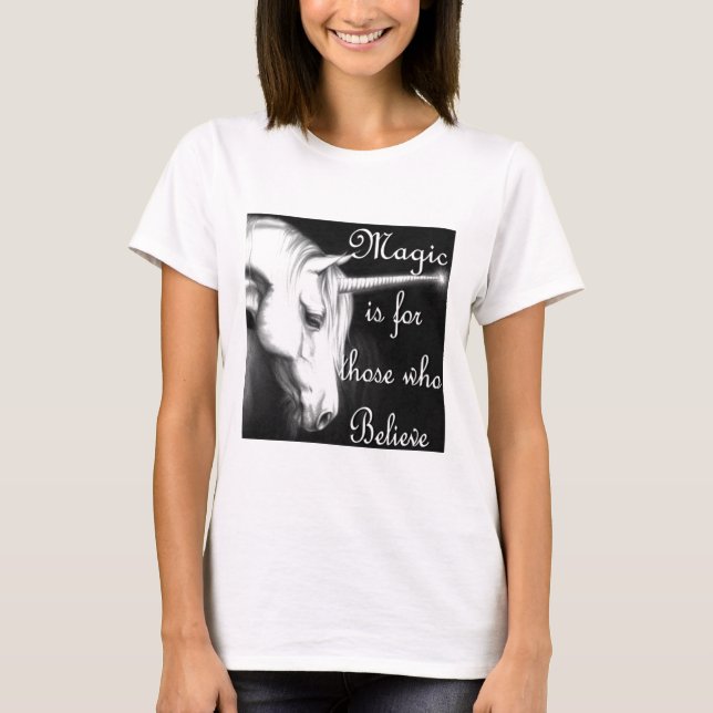 T-shirt Magie de licorne (Devant)