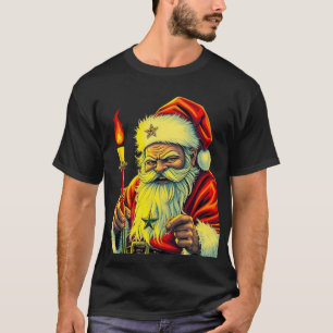 T-shirt Magie de Noël sombre Père Noël