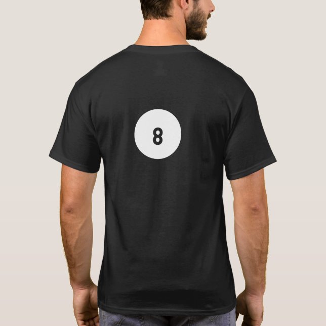 T-shirt Magie maudit 8 Ball - 'Outlook Not So Good' (Dos)