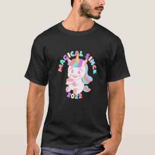 T-shirt Magique depuis 2022 Unicorn 1er anniversaire