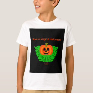 T-shirt Magique Halloween Citrouilles garçons White T Shir