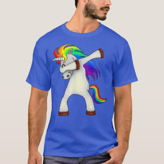 T-shirt Magique Rainbow Unicorn dabbing, danse déplacer da