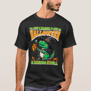 T-shirt Magique T Rex Dinosaur Sorcière Halloween Spell Am