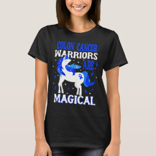 T-shirt Magique Unicorn Colon Cancer Guerrier