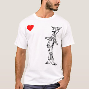 T-shirt Magnifique Assistant De Cadeaux Oz Tin Man Coeur