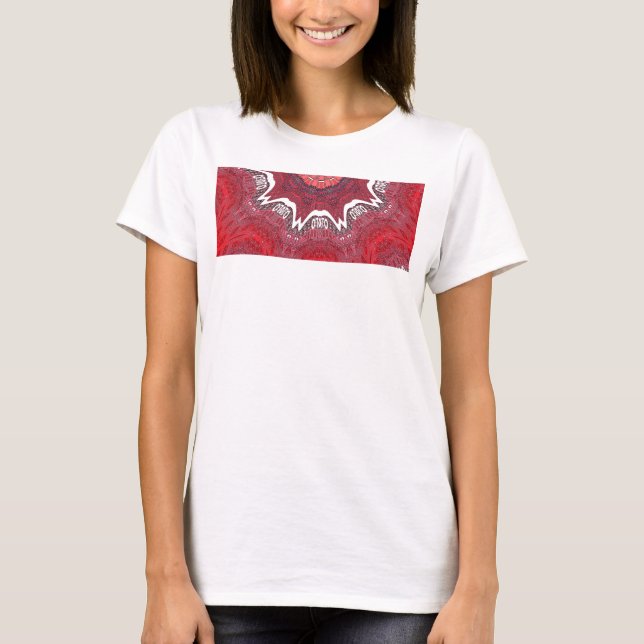 T-shirt Magnifique Belle Sindhi ethnique Tribal Imprimé ve (Devant)