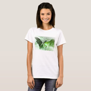 T-shirt Magnifique Chemise Ange Magique Verte