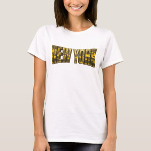 T-shirt Magnifique Chemise NEW YORK Orange Design