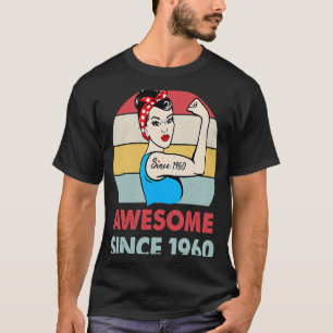 T-shirt Magnifique depuis 1960 63 ans 63e anniversaire