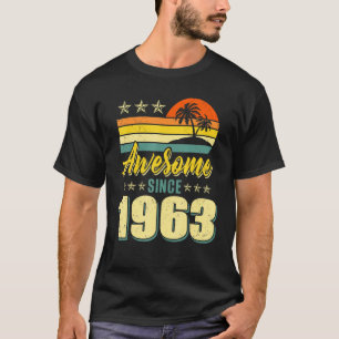 T-shirt Magnifique depuis 1963 Vintage 59ème anniversaire 
