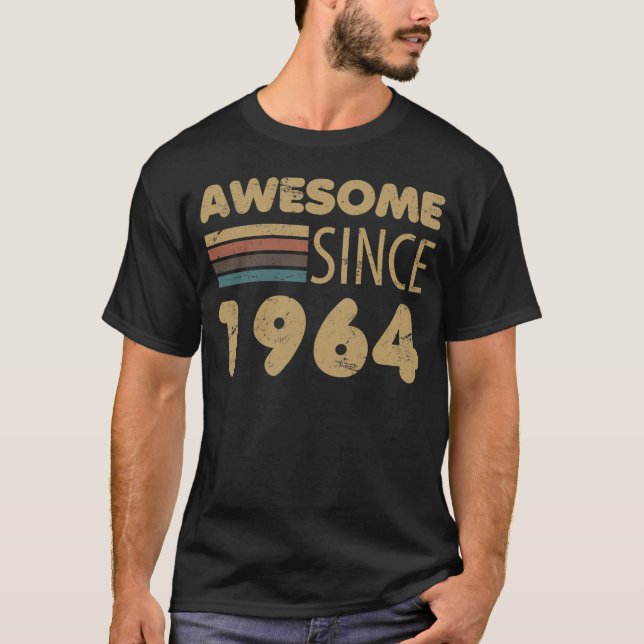 T-shirt Magnifique depuis 1964 60e anniversaire (Devant)