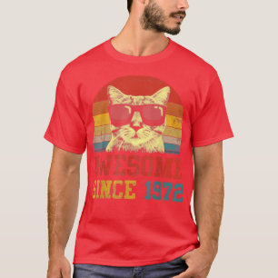 T-shirt Magnifique depuis 1972 50e anniversaire Cadeaux Am