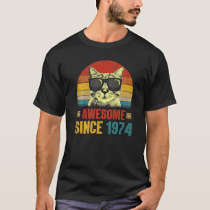 T-shirt Magnifique depuis 1974 49e anniversaire Cadeau Amo