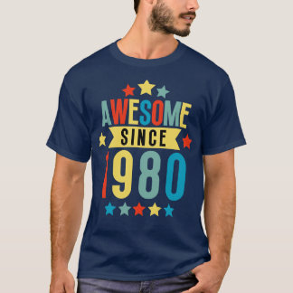 T-shirt Magnifique Depuis 1980 1