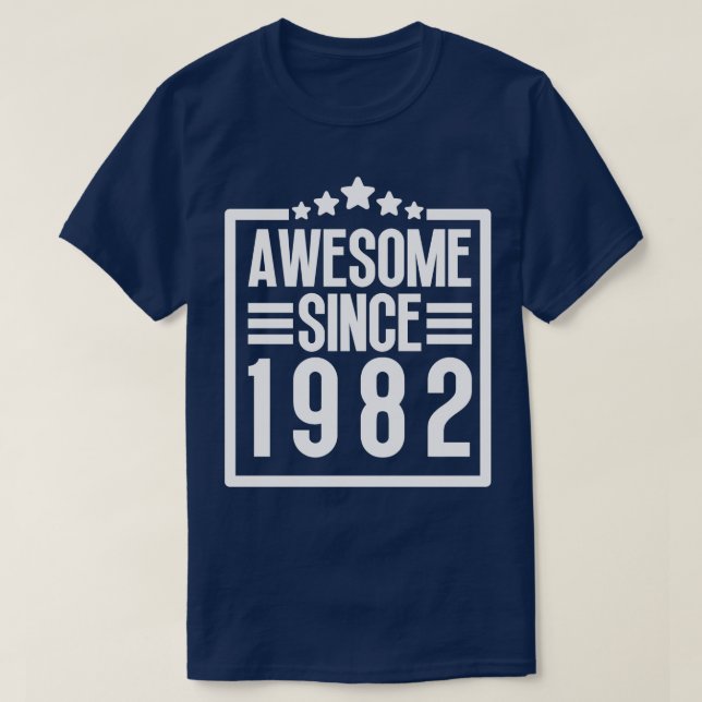T-shirt Magnifique Depuis 1982 11 (Design devant)