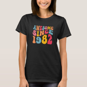 T-shirt Magnifique depuis 1982 40 Ans Retro Vintage 40ème