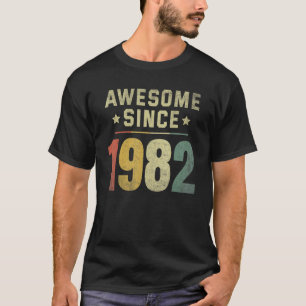T-shirt Magnifique depuis 1982 40e anniversaire Rétro Homm